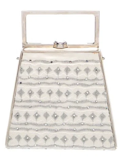 Pre-owned St John Sequins Evening Bag In Neutrals