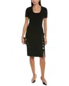St John St. John Sheath Dress In Black