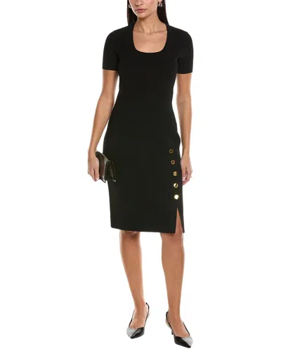 St John St. John Sheath Dress In Black