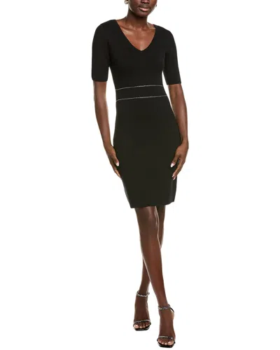 St John St. John Sheath Mini Dress In Black