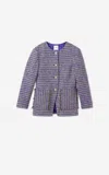 St John Shelby Jacket In Lenox Tweed