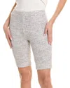 St John Multicolor Boucle Slub Short In Grey