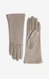 St John Short Leather Gloves In Geyr