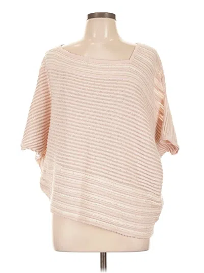 Pre-owned St John Short Sleeve Top Pink Boatneck Tops