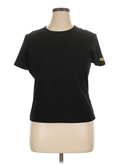 Pre-owned St John Short Sleeve T-shirt In Black