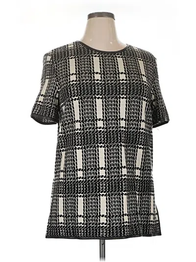 Pre-owned St John Short Sleeve T-shirt In Black