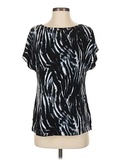 Pre-owned St John Short Sleeve T-shirt In Black