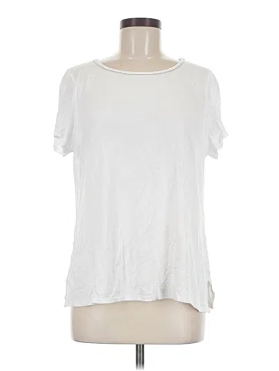 Pre-owned St John Short Sleeve T-shirt In Ivory