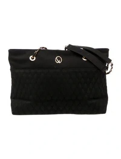 Pre-owned St John Shoulder Bag In Black