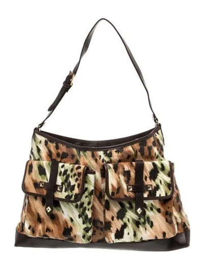 Pre-owned St John Shoulder Bag In Brown