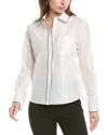 St John St. John Silk-blend Blouse In White