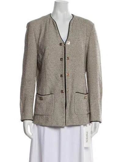 Pre-owned St John Silk Evening Jacket