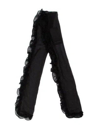 Pre-owned St John Silk Stole In Black