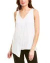 St John St. John Silk Top In White