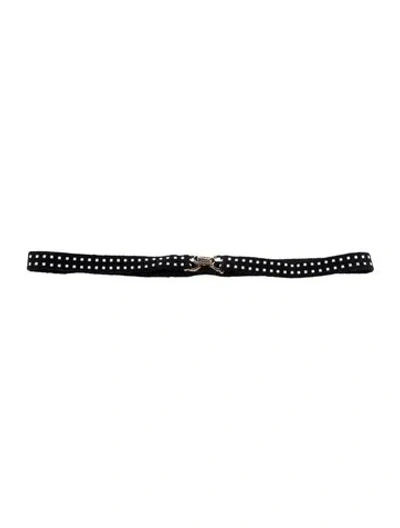 Pre-owned St John Skinny Belt Kit In Black