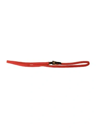 Pre-owned St John Skinny Belt In Orange
