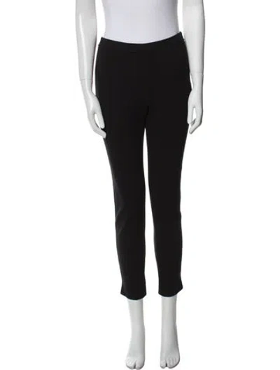Pre-owned St John Skinny Leg Pants In Black