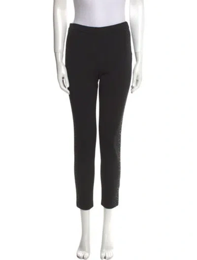 Pre-owned St John Skinny Leg Pants In Black