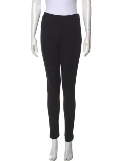 Pre-owned St John Skinny Leg Pants In Black
