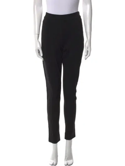 Pre-owned St John Skinny Leg Pants In Black