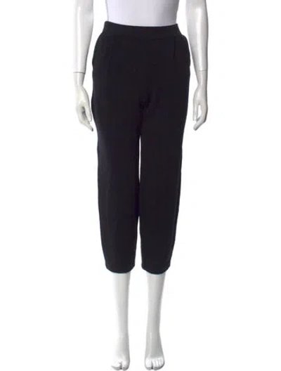 Pre-owned St John Skinny Leg Pants In Black