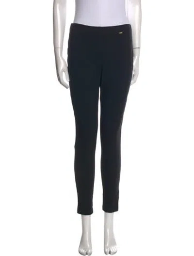 Pre-owned St John Skinny Leg Pants In Black