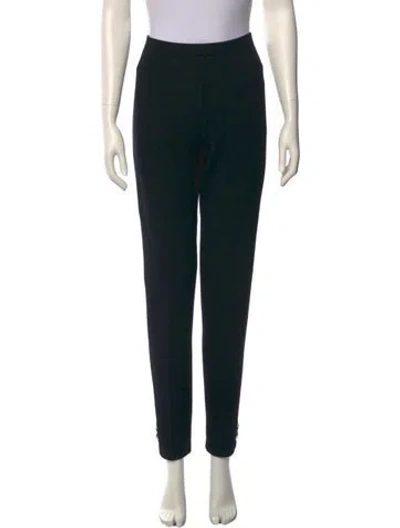 Pre-owned St John Skinny Leg Pants In Black