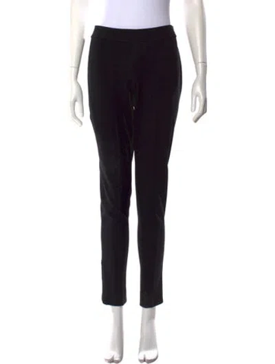 Pre-owned St John Skinny Leg Pants In Black