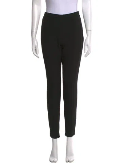 Pre-owned St John Skinny Leg Pants In Black