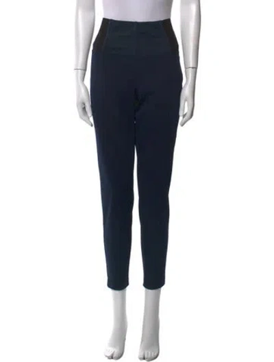 Pre-owned St John Skinny Leg Pants In Blue