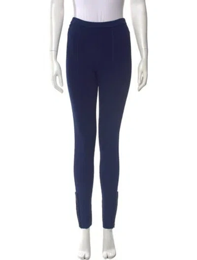 Pre-owned St John Skinny Leg Pants In Blue