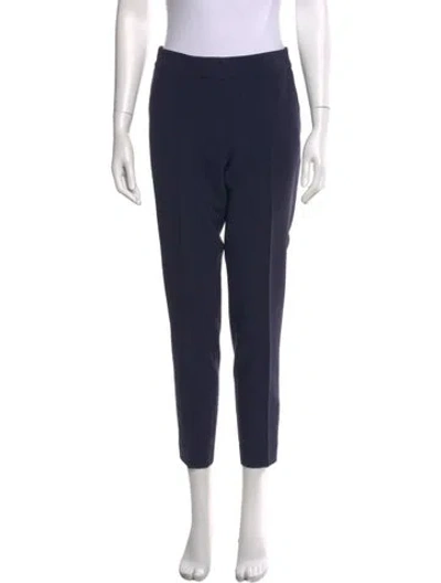 Pre-owned St John Skinny Leg Pants In Blue