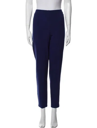 Pre-owned St John Skinny Leg Pants In Blue