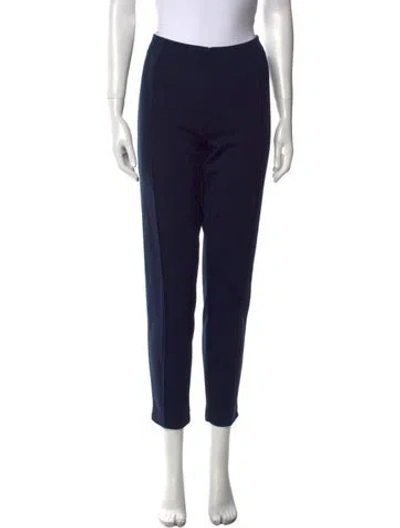Pre-owned St John Skinny Leg Pants In Blue