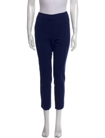 Pre-owned St John Skinny Leg Pants In Blue