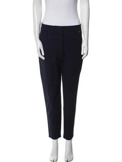 Pre-owned St John Skinny Leg Pants In Blue