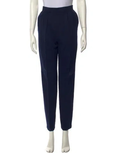 Pre-owned St John Skinny Leg Pants In Blue