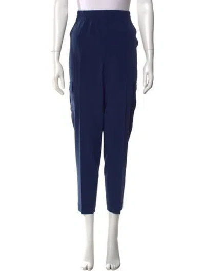 Pre-owned St John Skinny Leg Pants In Blue