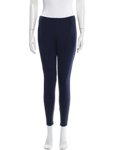 Pre-owned St John Skinny Leg Pants In Blue