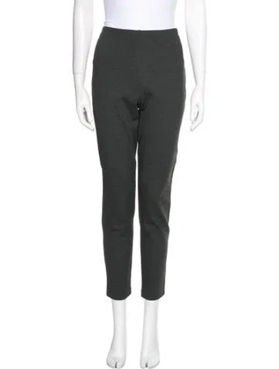 Pre-owned St John Skinny Leg Pants In Gray