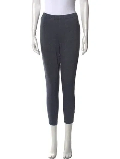 Pre-owned St John Skinny Leg Pants In Gray