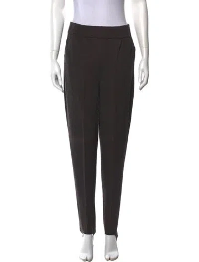 Pre-owned St John Skinny Leg Pants In Gray