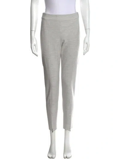 Pre-owned St John Skinny Leg Pants In Gray