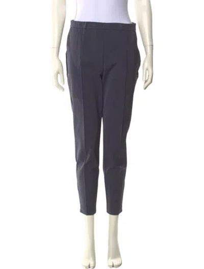 Pre-owned St John Skinny Leg Pants In Gray
