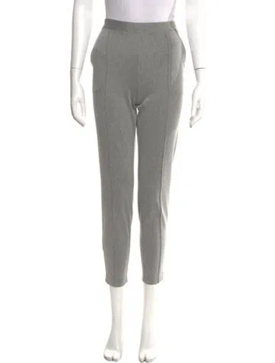 Pre-owned St John Skinny Leg Pants In Gray