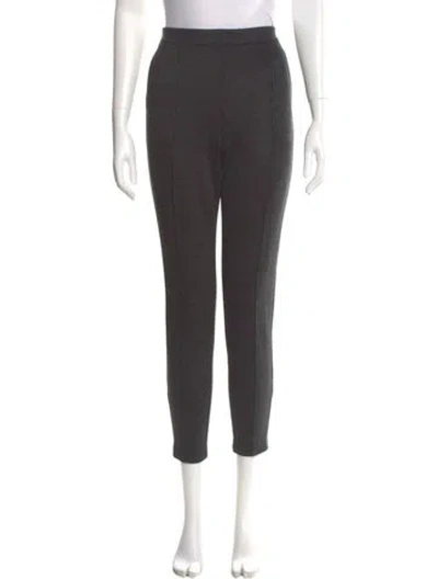 Pre-owned St John Skinny Leg Pants In Gray