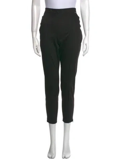 Pre-owned St John Skinny Leg Pants In Green