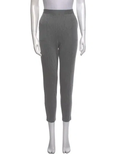 Pre-owned St John Skinny Leg Pants In Grey