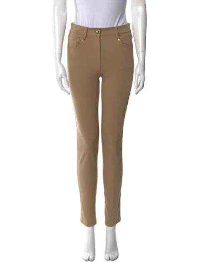 Pre-owned St John Skinny Leg Pants In Neutral