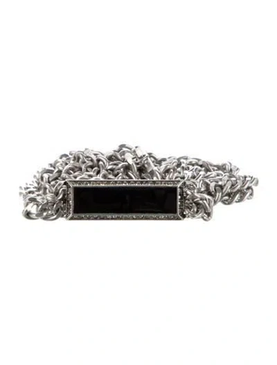 Pre-owned St John Skinny Metal Belt In Multi